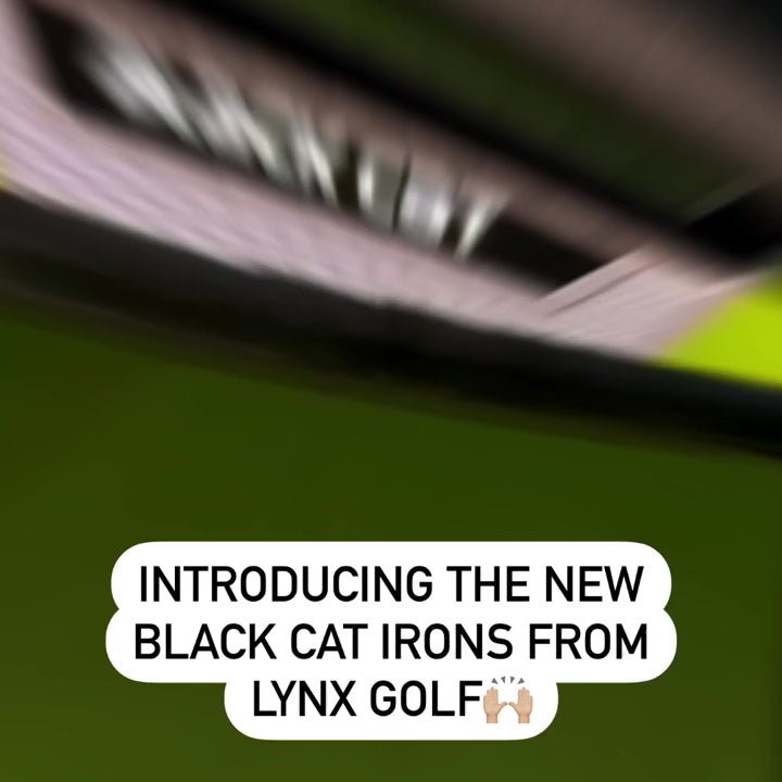 Black Cat Golf Irons Lynx Golf Ambition. Unleashed. Lynx Golf USA